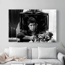 1 шт., картина Scarface, плакат с принтами, настенная живопись на холсте, Модульная картина, домашний декор для гостиной, без рамки 2024 - купить недорого