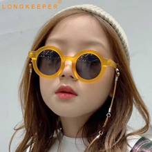 Óculos de sol redondo infantil, óculos para crianças uv400, laranja, para meninos e meninas, 2019 2024 - compre barato