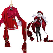 FGO Caren Hortensia Red Dress Cosplay Costume Fate Grand Order Outfits For Halloween Carnival Party 2024 - buy cheap