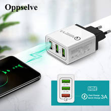 5V USB Charger Quick Charge 3.0 QC 3.0 Fast Charging Adapter 3 USB Mobile Phone Charger For iPhone 12 11 Pro MAX Xiaomi Chargers 2024 - buy cheap