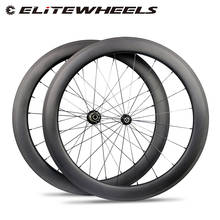 ELITEWHEELS 700c Road Carbon Wheelset R23 Hub Pillar 1423 Spokes Clincher Tubular Tubeless Wheels 30 35 38 45 47 50 55 60 88mm 2024 - buy cheap