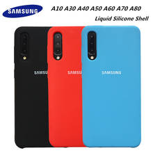 Samsung-capa original, silicone líquido, proteção macia, para galaxy a50, a30, a20, a10, a40, a60, a70, a30s 2024 - compre barato