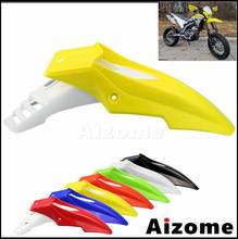 Para-lama amarelo de motocicleta enduro, para suzuki, dr, drz, rm, yamaha, wr, yz, yzf, supermoto, motocross, dirt bike 2024 - compre barato