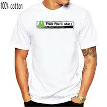 Мужская футболка с принтом фильма Twin Pines Mall, вдохновленная «Назад в будущее» 2024 - купить недорого