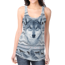 3D Native Wolf Vintage Hollow Out Tanktop for 90s Women Sexy Female Outfits Summer Street Ropa Mujer Punk Style Dropshipping-089 2024 - buy cheap