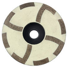 100mm fine grit resin filled diamond grinding cup wheels with Iron backer for grinding stone,concrete and tiles 2024 - buy cheap
