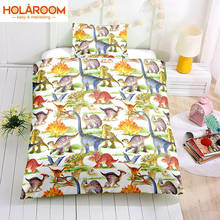 2-3PCS Bedding Sets 3D Home Bedding Set Cartoon Dinosaur Pattern Bedroom Printed Duvet Cover Set With Pillowcase juego de cama 2024 - buy cheap