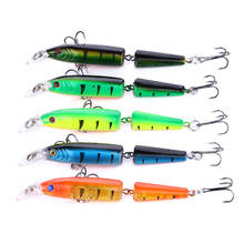 100pcs Best Sale 2 scetions Jointed Minnow Bait Fishing Lures 10.5CM 9.6G Isca Artificial Hard Lure For Lure Fishing(JM002) 2024 - buy cheap