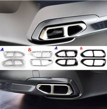 Car Throat Exhaust Pipe Tail Cover Trim For BMW 7 Series G11 G12 730 740 750li 2016 2017 2018 Accessories 2024 - buy cheap