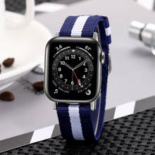 nylon Bracelet for apple watch se strap series 6 5 4 44mm 40mm band for iwatch se bands series 3 42mm 38mm cinturino watchbands 2024 - buy cheap