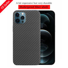YTF-carbon carbon fiber phone Case For iphone 12 Pro Max Aramid fiber Ultra-thin Anti-fall  iphone 12 mini 12 Pro shell 2024 - buy cheap