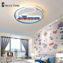 Luz Led de techo moderna para sala de estar, lámpara de araña para dormitorio, accesorios de techo de cartón para niños, BLUE TIME 2024 - compra barato