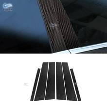 For Mercedes Benz E Class 2017 2018 Carbon Fiber Car Styling Window B-pillar Molding Cover Trim 2024 - buy cheap