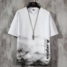 Camisetas masculinas de verão, manga curta, 100% algodão, alta qualidade, moda, gola redonda, tops soltos, casuais, hip-hop, streetwear ulzzang 2024 - compre barato