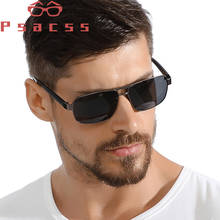 Psacss Vintage Square Polarized Sunglasses Men TR90 Frame High-End Sun Glasses For Male Driving Vacation lentes de sol hombre 2024 - buy cheap