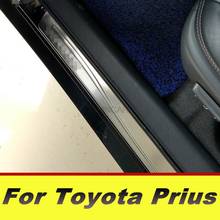 For Toyota Prius Door trim special guard board welcome pedal interior decoration accessories 304 stainless steel 2024 - buy cheap