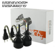 Nuevo H3 del coche LED faro Plug & Play 6400lm 60W Auto Kit faro H1 H7 H8 H9 H11 9005 9006 HB3 HB4 880, 881 2024 - compra barato