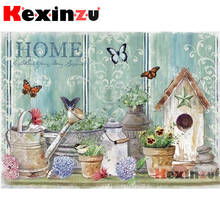 kexinzu Full 5D DIY Square/Round Diamond Painting"Family butterfly"3D Embroidery Cross Stitch Mosaic diamondpainting Gift X0008 2024 - buy cheap