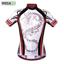 WOSAWE Dragon Cycling Jersey Short Sleeve Racing Shirt Bicycle MTB Bike Jersey Top Wear Outdoor Sports Clothing Ropa Ciclismo 2024 - buy cheap
