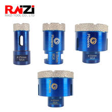 Raizi 4pcs M14 Vacuum Brazed Diamond Drilling Core Bits Hole Saw Stone Drill Bits Diamond Drill Bit Tile Crown Drilling Bits 2024 - buy cheap