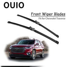 1Set Rubber Car Front Wiper Blade Kit For Chevrolet Traverse 2017 -2009 Chevy Windscreen Original Wiper Accessories Automobile 2024 - buy cheap