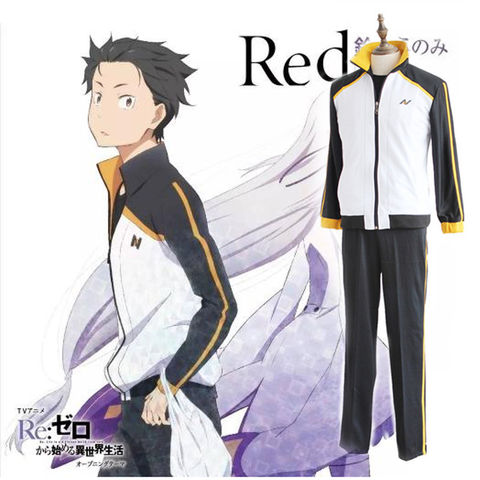 Re Zero Kara Hajimeru Isekai Seikatsu Subaru Natsuki Cosplay Costume Japanese Anime School Uniform Sport Suit Sportswear Buy Cheap In An Online Store With Delivery Price Comparison Specifications Photos And Customer