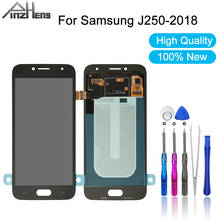 PINZHENG AAAA качественный ЖК-дисплей для Samsung Galaxy J2 Pro 2018 J250 J250F ЖК-дисплей сенсорный экран замена дигитайзер сборка LCDS 2024 - купить недорого