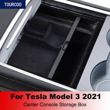 Центральная консоль для Tesla Model 3 2021 коробка для хранения подлокотник коробка для планировки аксессуары для модификации автомобиля 2024 - купить недорого