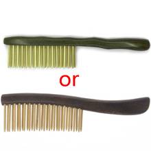Natural Sandalwood Hair Comb Handmade Wooden Comb Detangling Wide Tooth Comb 2024 - buy cheap