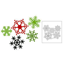 2020 New Christmas White Snowflake Embossing Decoration Metal Cutting Dies For Scrapbooking Greeting Card Paper Making no stamps 2024 - buy cheap