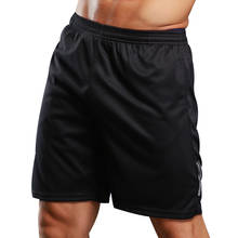 Pantalones cortos de poliéster para correr para hombre, Shorts deportivos de secado rápido para gimnasio, color negro, novedad de verano de 2021 2024 - compra barato