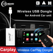 Vehemo Wireless CarPlay Smart Link Dongle For Android Navigation Player For Android Auto Unit Mirror Link For Apple Car play 2024 - купить недорого