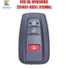 Keyecu chave remota inteligente sem chave, 315mhz, para toyota i92016 2017 2018 2019 hyq14fbc 2006-2011 2006-2010 2024 - compre barato