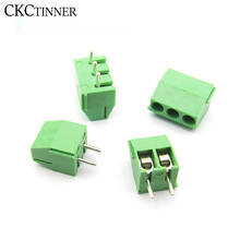 10pcs MG/KF350-2P 3P Green Pin Screw Terminal Block Connector KF350 3.5mm Pitch amphenol connector 250V/10A 2024 - buy cheap