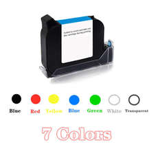 2588 42ml preto vermelho azul verde whiteprinter cartucho de tinta de secagem rápida 12.7mm altura de impressão universal para impressora a jato de tinta handheld 2024 - compre barato