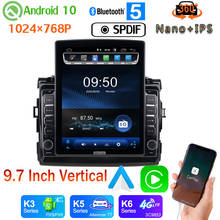 9.7" Vertical Tesla Android 10 Car Media Radio GPS PX6 4+64G For Toyota Previa Estima Tarago 2006-2012 1din 360 Panoramic Camera 2024 - buy cheap