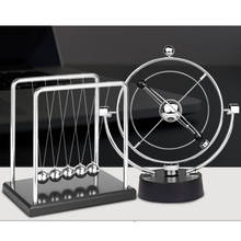 Milky way pêndulo bola de newton, máquina de movimento permanente de levitação magnética, pequena decoração de mesa de escritório alívio de stress 2 peças 2024 - compre barato