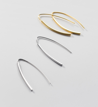 minimalist 1pair Real. solid 925 sterling silver jewelry glossy “U” hook ear earrings charm GTLE2746 2024 - buy cheap