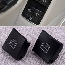 Citalll-Tapa de botón de interruptor de ventana principal, 2 piezas, apta para mercedes-benz Clase C C200 C220 E200 CLA GLK ML350 W204, plástico negro 2024 - compra barato