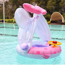 Summer Portable Swimming Rings Inflatable Pool Float Toys Swimming Circles Baby Inflatable Float Boat Circles Kids Pool Toy 2024 - buy cheap