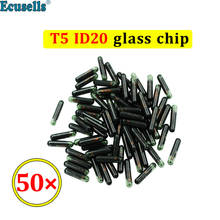 50pcs/lot Transponder Chip T5 ID20 Glass auto car key chip ID20 glass chip 2024 - buy cheap