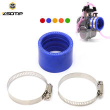 ZSDTRP-Adaptador de goma para carburador de 45mm, Colector de admisión para Keihin PWK, 34mm, 36mm, 38mm, 40mm, 42mm, colector de entrada de goma para carburador 2024 - compra barato