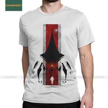 The Commander Mass Effect футболки для мужчин гаррус Шепард Wrex Reapers мордин игры хлопковые футболки с коротким рукавом Футболка 4XL 5XL 2024 - купить недорого