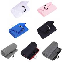 1pc Golf Towel Waffle Microfiber Fabric Waffle Pattern Heavy Duty Carabiner Clip Accessories With Hook Cleans Clubs Ball 2024 - buy cheap