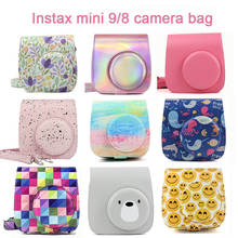 Fuji Fujifilm Instax Mini 9 Mini 8 bolsa de cámara de cuero PU accesorios de cámara instantánea bolso de hombro funda protectora con correa 2024 - compra barato