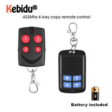 Garage Gate Door 433MHZ Remote Control With Key Ring Auto Pair Copy Remote Garage Door Opener Remote Controller Duplicator New 2024 - buy cheap