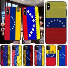 CUTEWANAN Venezuela Flag pattern Soft Silicone TPU Phone Cover for iPhone 11 pro XS MAX 8 7 6 6S Plus X 5S SE 2020 XR case 2024 - buy cheap