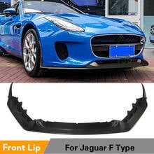 Carbon Fiber / FRP Front Bumper Lip Spoiler Splitters For Jaguar F-TYPE 2018 - 2019 Front Bumper Lip Spoiler Splitters Apron 2024 - buy cheap