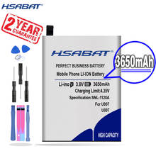 Bateria de substituição para ulefone u007 pro, 3650mah, nova remessa [hsabat] 2024 - compre barato