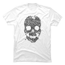 Birthday Short Sleeve Tops & Tees Panda Skull Mode Tee-Shirt for Men 3D Printed Pure Cotton Leisure Tops Tees Free Shipping 2024 - buy cheap